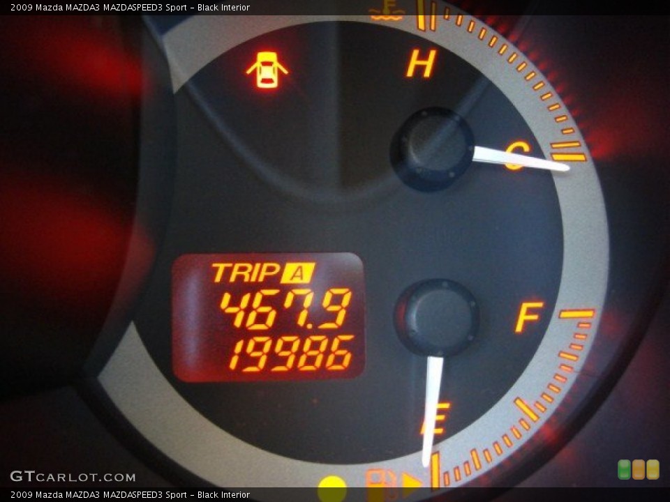 Black Interior Gauges for the 2009 Mazda MAZDA3 MAZDASPEED3 Sport #56139080