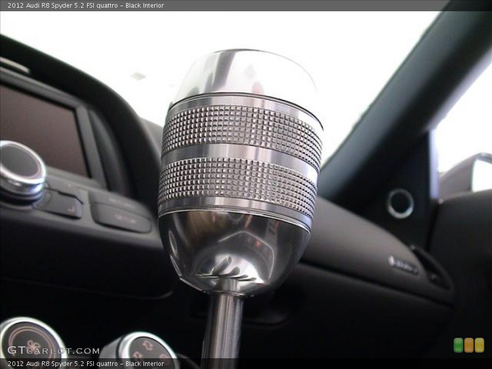 Black Interior Transmission for the 2012 Audi R8 Spyder 5.2 FSI quattro #56139278