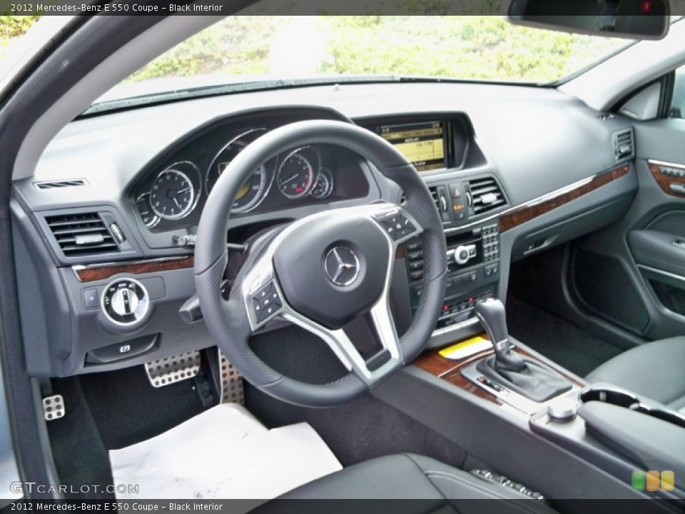 Black Interior Dashboard for the 2012 Mercedes-Benz E 550 Coupe #56139425