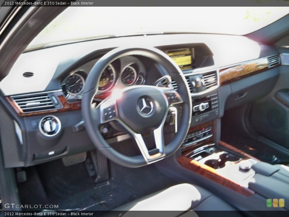 Black Interior Dashboard for the 2012 Mercedes-Benz E 350 Sedan #56140091