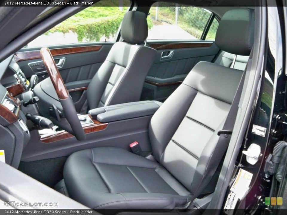 Black Interior Photo for the 2012 Mercedes-Benz E 350 Sedan #56140175