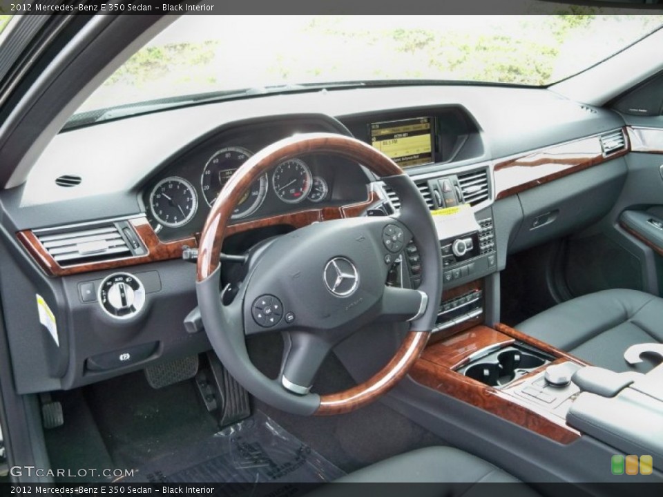 Black Interior Dashboard for the 2012 Mercedes-Benz E 350 Sedan #56140184