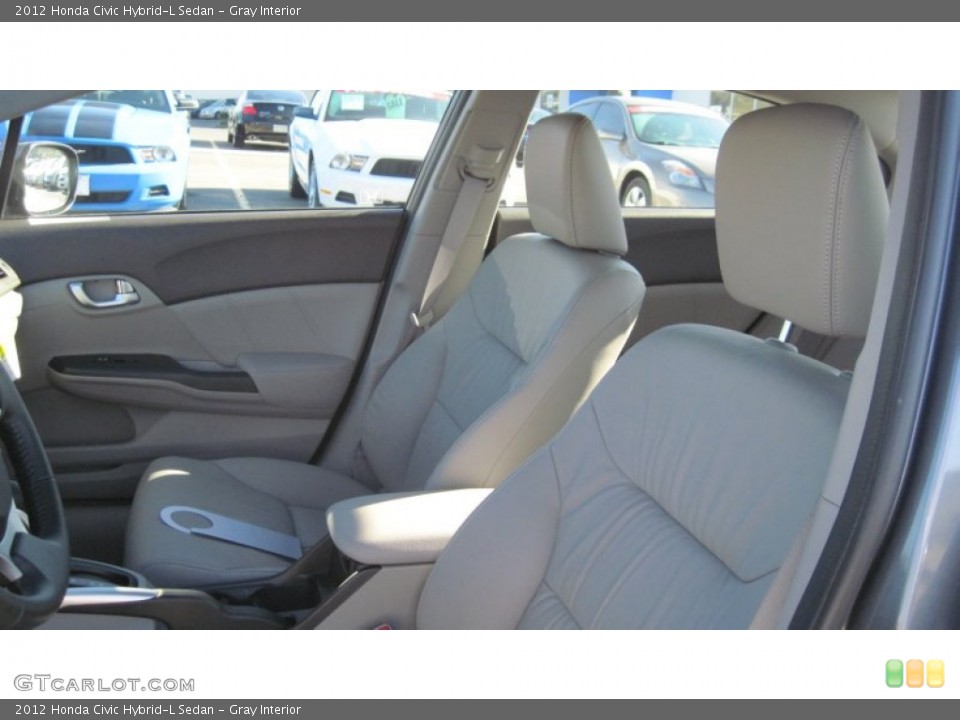 Gray Interior Photo for the 2012 Honda Civic Hybrid-L Sedan #56140448