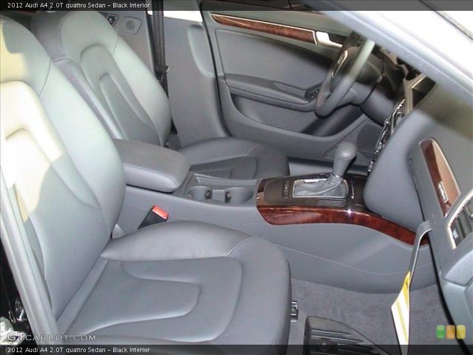 Black Interior Photo for the 2012 Audi A4 2.0T quattro Sedan #56140868