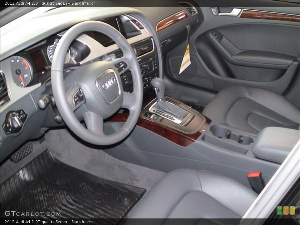 Black Interior Prime Interior for the 2012 Audi A4 2.0T quattro Sedan #56140886