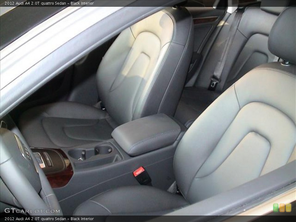 Black Interior Photo for the 2012 Audi A4 2.0T quattro Sedan #56140895