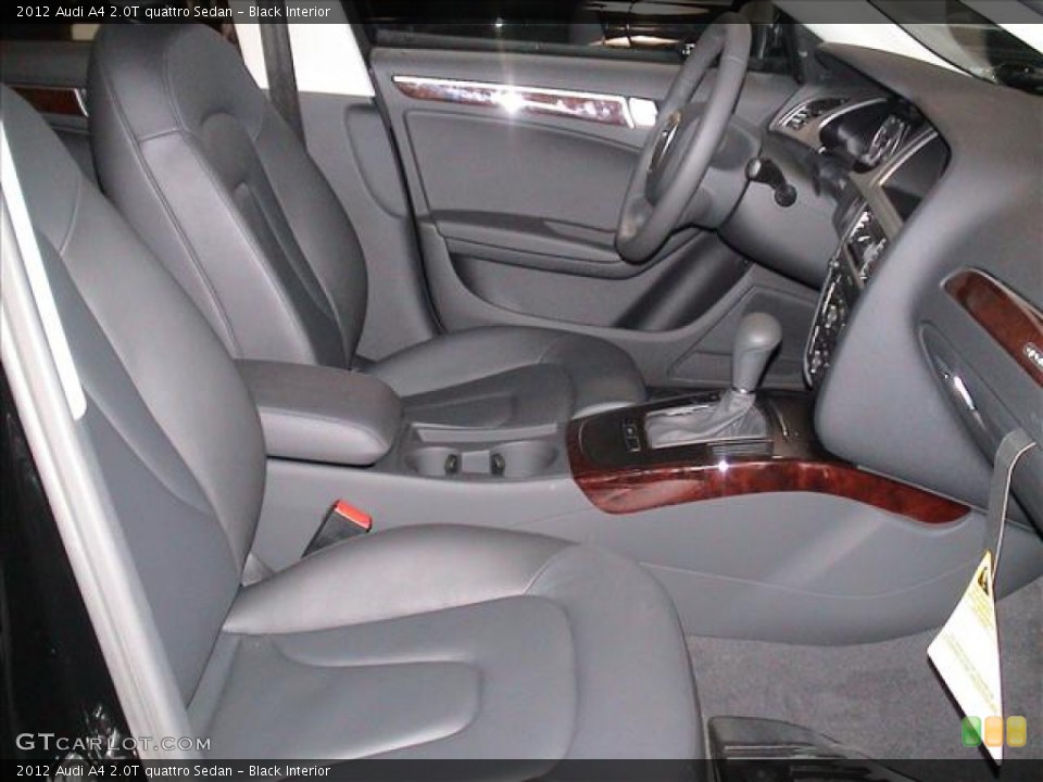 Black Interior Photo for the 2012 Audi A4 2.0T quattro Sedan #56140949