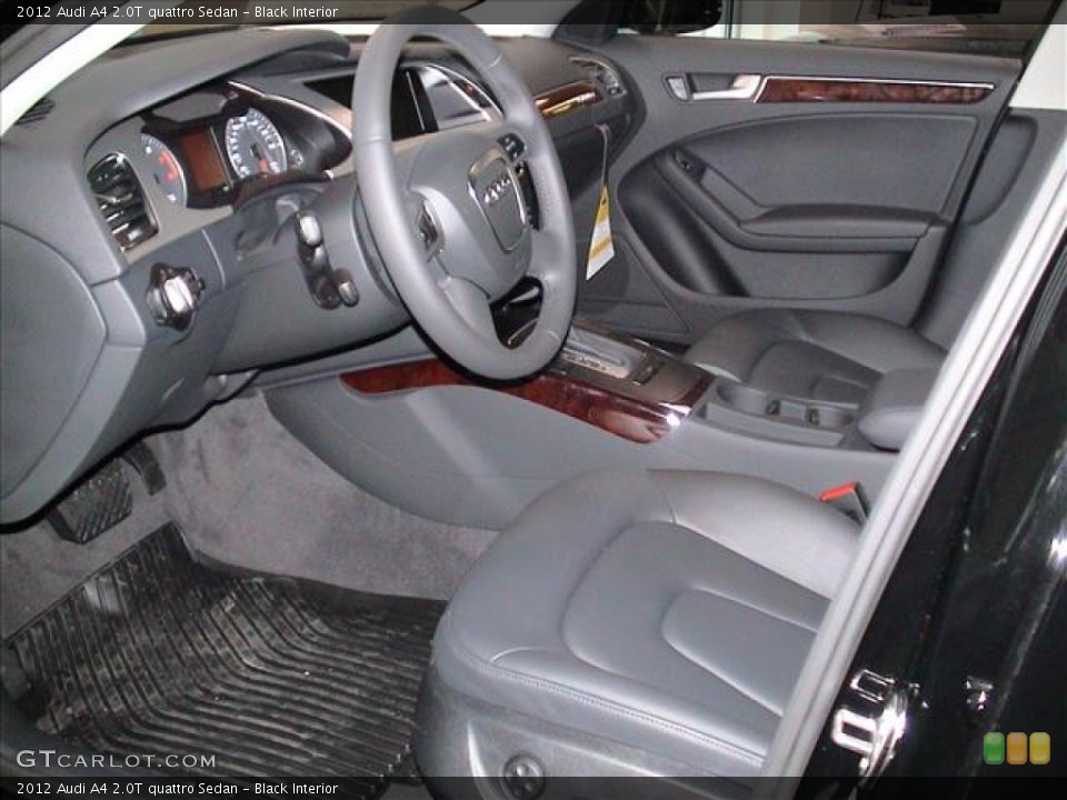 Black Interior Photo for the 2012 Audi A4 2.0T quattro Sedan #56140967