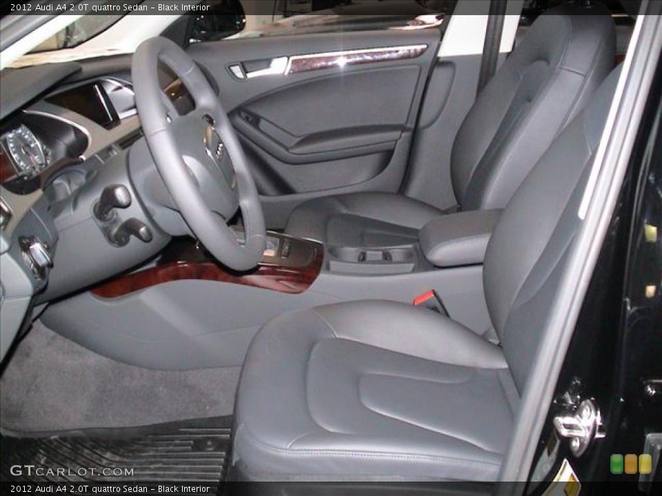 Black Interior Photo for the 2012 Audi A4 2.0T quattro Sedan #56140976