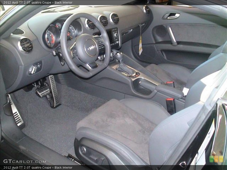 Black Interior Prime Interior for the 2012 Audi TT 2.0T quattro Coupe #56141597