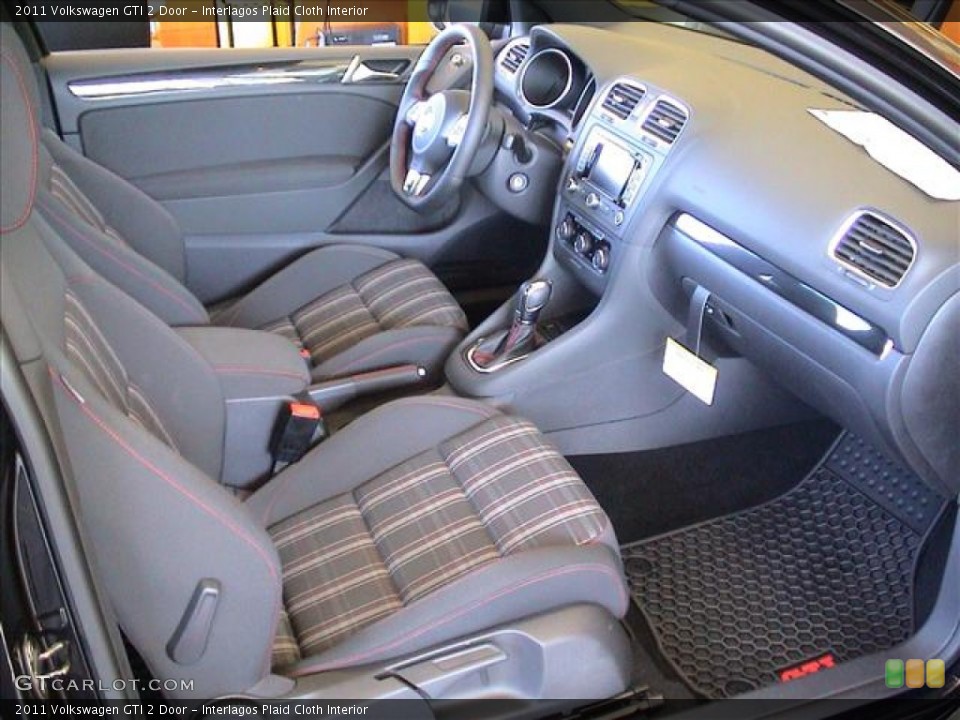 Interlagos Plaid Cloth Interior Photo for the 2011 Volkswagen GTI 2 Door #56141933