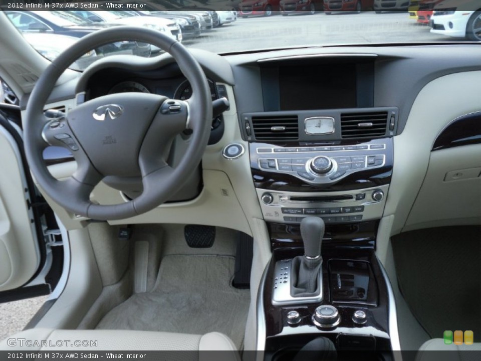 Wheat Interior Dashboard for the 2012 Infiniti M 37x AWD Sedan #56143292