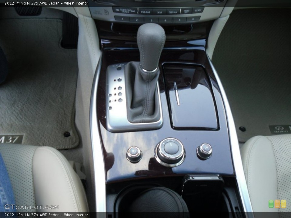 Wheat Interior Transmission for the 2012 Infiniti M 37x AWD Sedan #56143310
