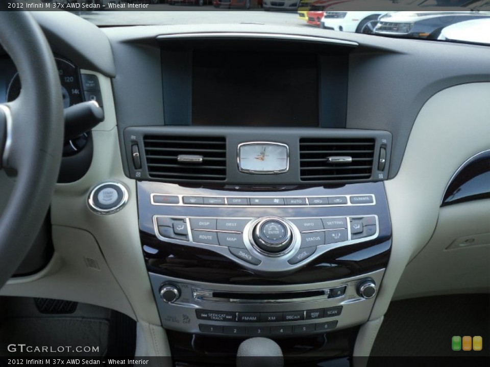 Wheat Interior Controls for the 2012 Infiniti M 37x AWD Sedan #56143319