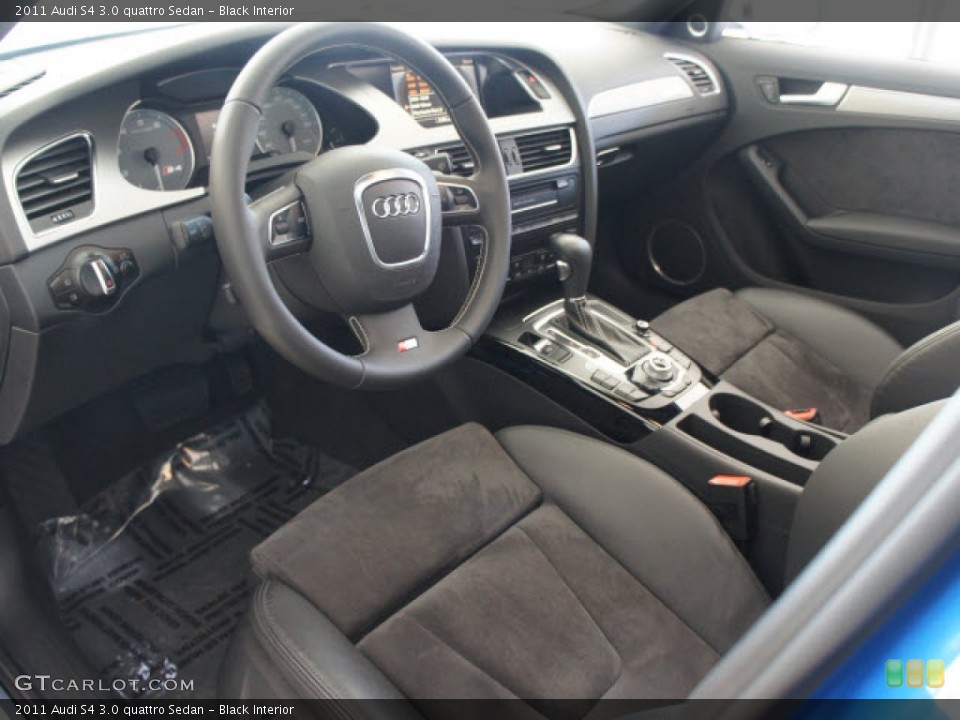 Black 2011 Audi S4 Interiors