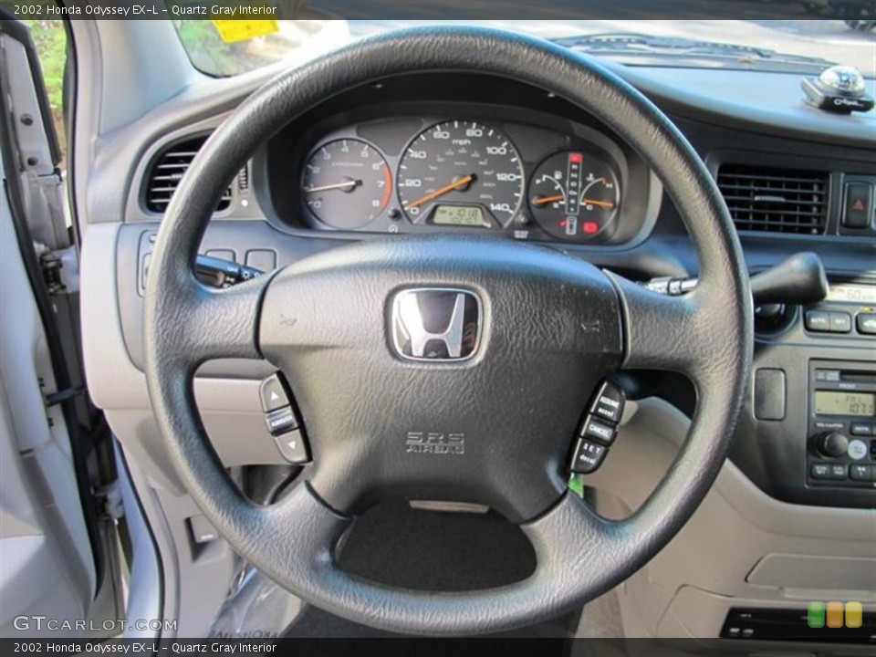 Quartz Gray Interior Steering Wheel for the 2002 Honda Odyssey EX-L #56144126