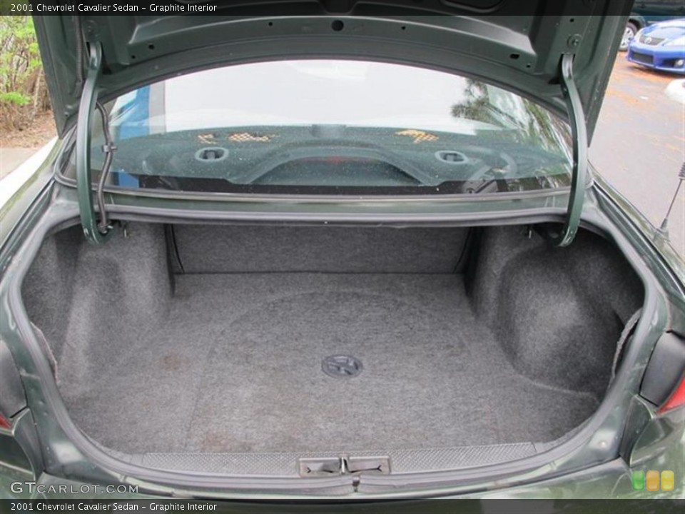 Graphite Interior Trunk for the 2001 Chevrolet Cavalier Sedan #56144201