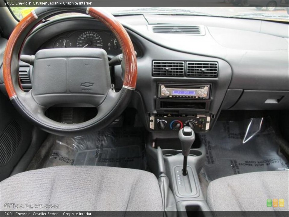 Graphite Interior Dashboard for the 2001 Chevrolet Cavalier Sedan #56144249