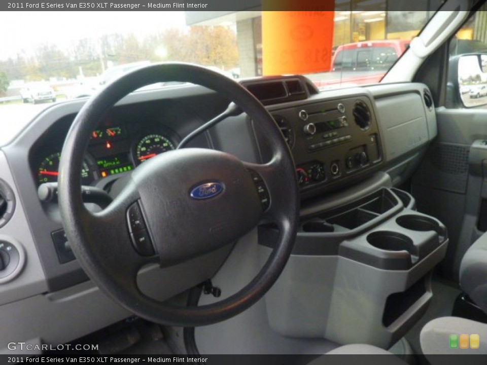 Medium Flint Interior Dashboard for the 2011 Ford E Series Van E350 XLT Passenger #56145116