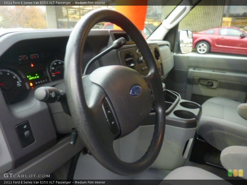 Medium Flint Interior Steering Wheel for the 2011 Ford E Series Van E350 XLT Passenger #56145134