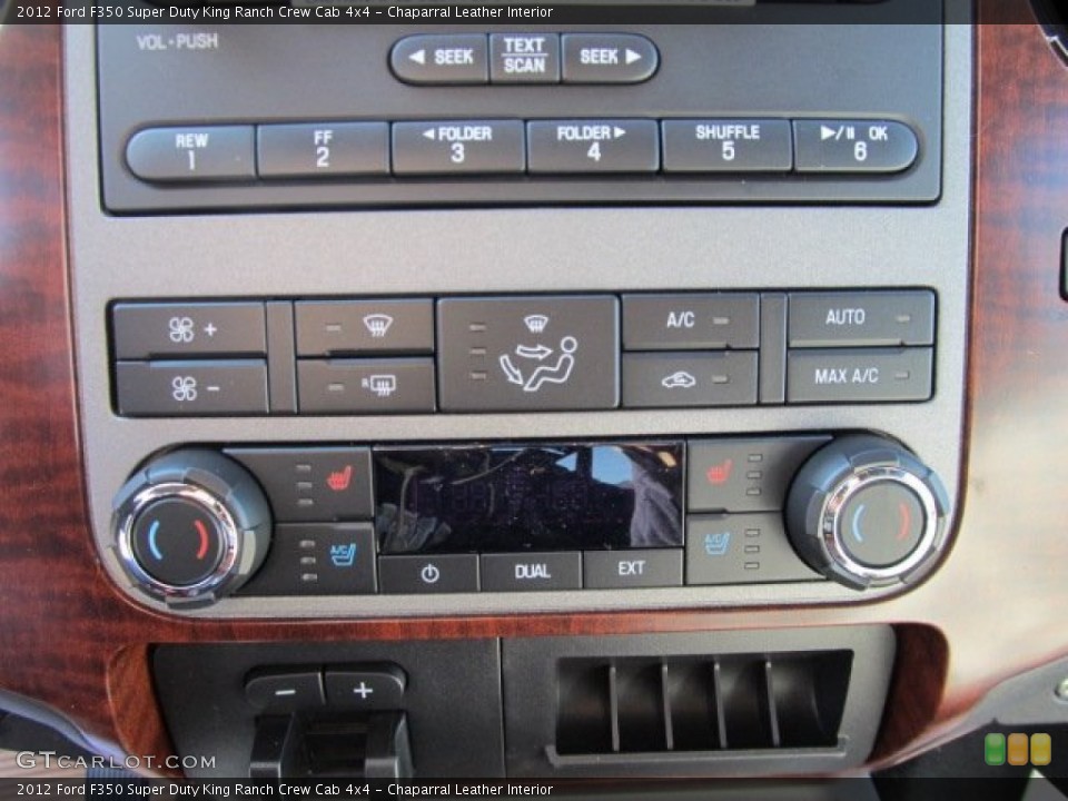 Chaparral Leather Interior Controls for the 2012 Ford F350 Super Duty King Ranch Crew Cab 4x4 #56145566
