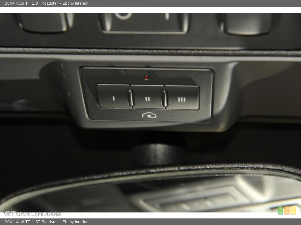 Ebony Interior Controls for the 2004 Audi TT 1.8T Roadster #56148431