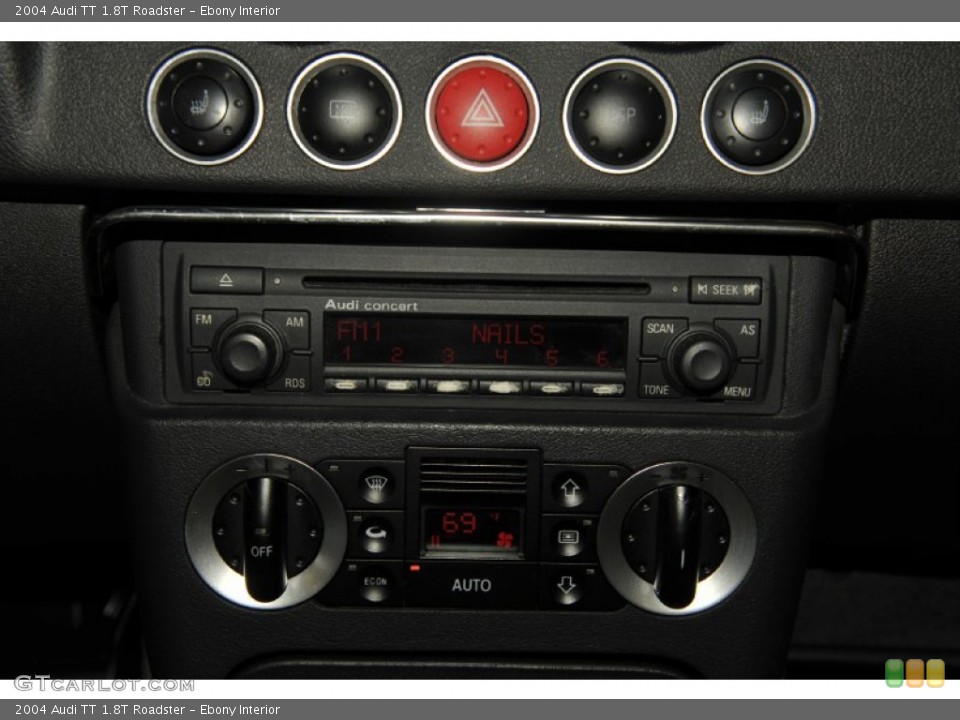 Ebony Interior Controls for the 2004 Audi TT 1.8T Roadster #56148440