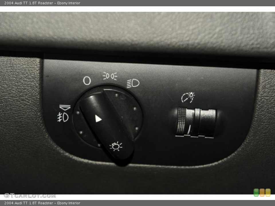 Ebony Interior Controls for the 2004 Audi TT 1.8T Roadster #56148515