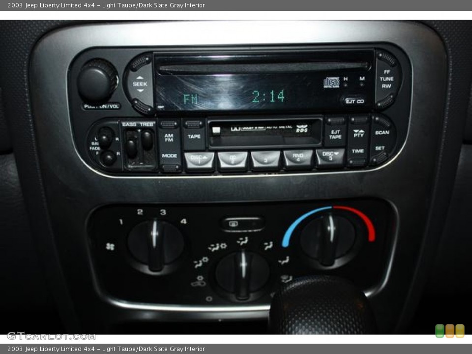 Light Taupe/Dark Slate Gray Interior Audio System for the 2003 Jeep Liberty Limited 4x4 #56148731