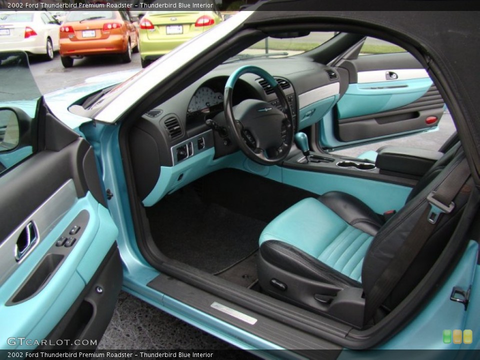 Thunderbird Blue Interior Photo for the 2002 Ford Thunderbird Premium Roadster #56149646