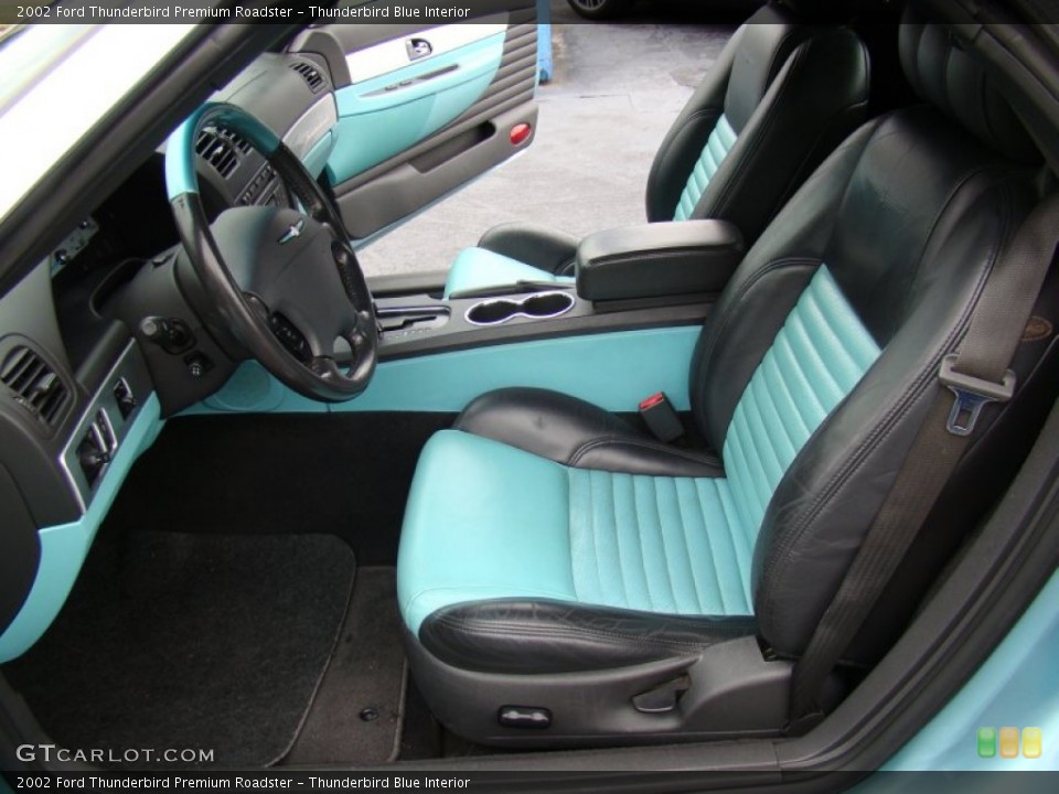 Thunderbird Blue Interior Photo for the 2002 Ford Thunderbird Premium Roadster #56149670
