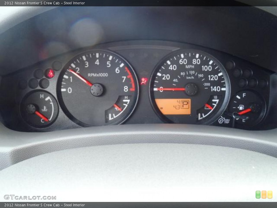 Steel Interior Gauges for the 2012 Nissan Frontier S Crew Cab #56149925