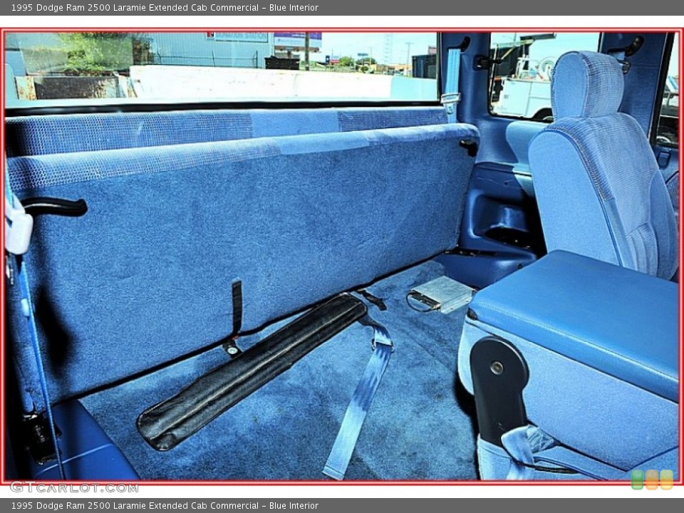 Blue Interior Photo for the 1995 Dodge Ram 2500 Laramie Extended Cab Commercial #56151131