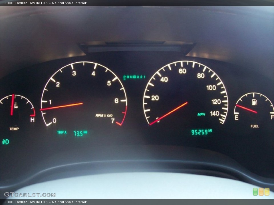 Neutral Shale Interior Gauges for the 2000 Cadillac DeVille DTS #56151548