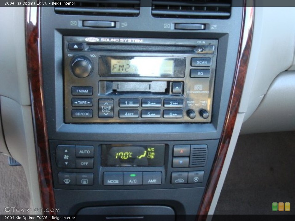Beige Interior Audio System for the 2004 Kia Optima EX V6 #56151980