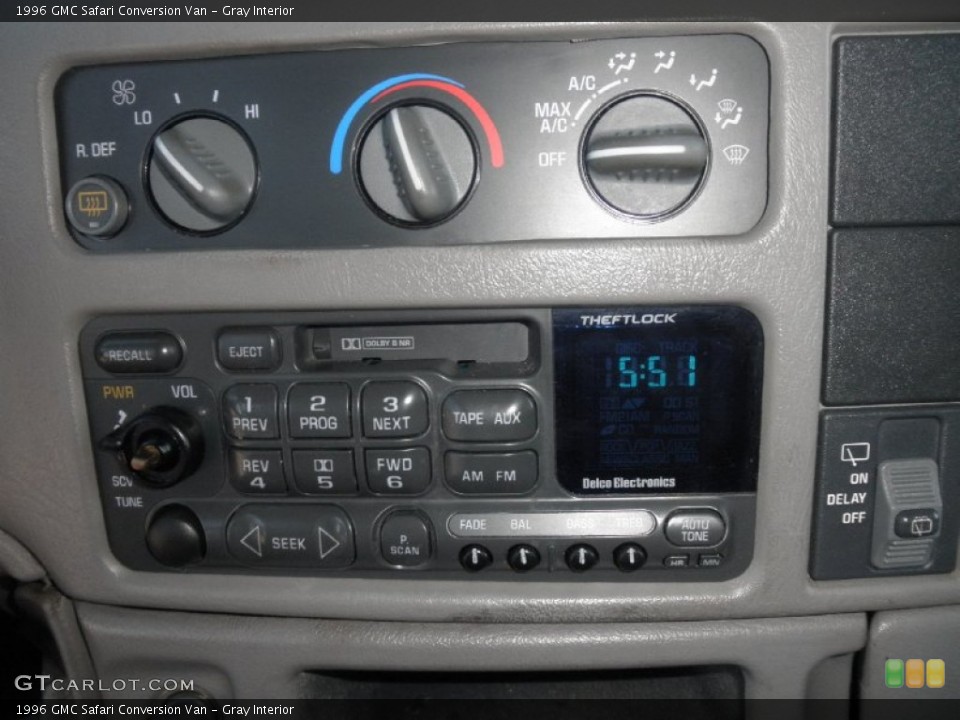 Gray Interior Audio System for the 1996 GMC Safari Conversion Van #56152499