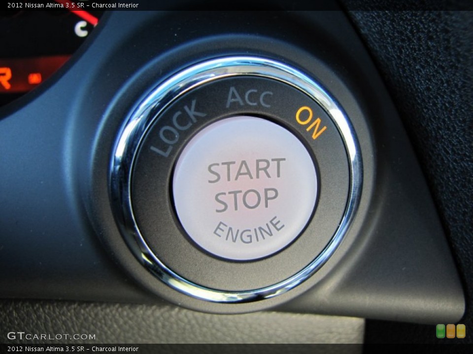 Charcoal Interior Controls for the 2012 Nissan Altima 3.5 SR #56152922