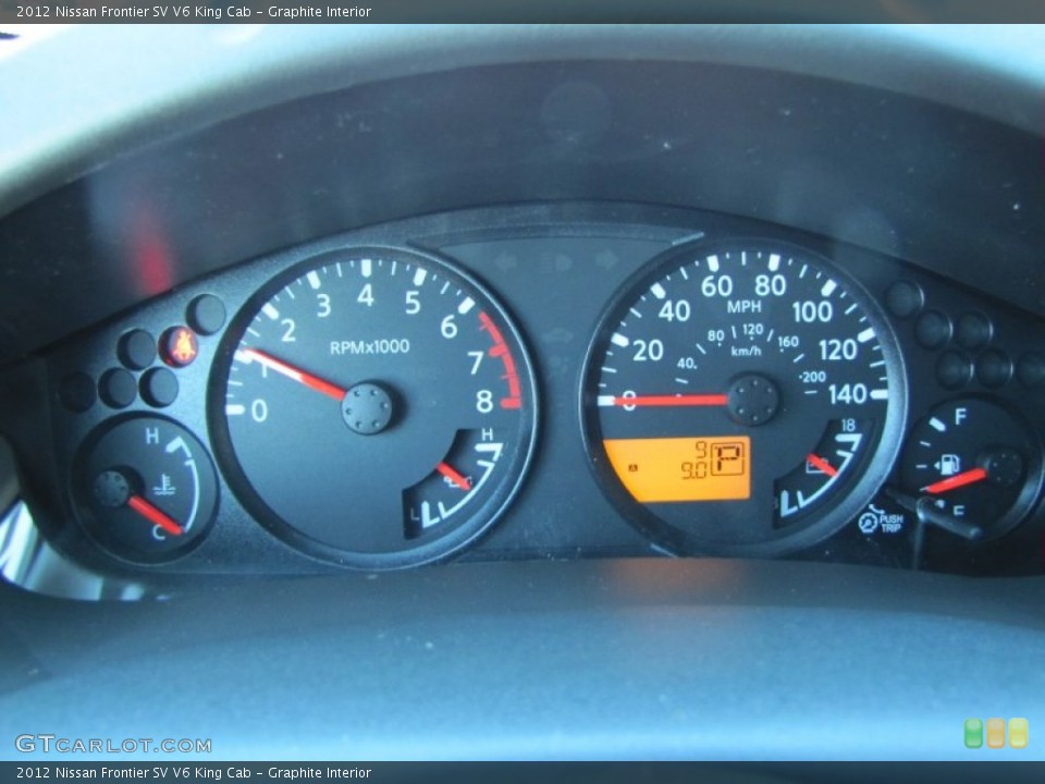 Graphite Interior Gauges for the 2012 Nissan Frontier SV V6 King Cab #56153192