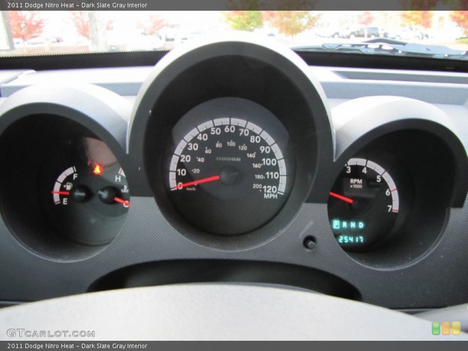 Dark Slate Gray Interior Gauges for the 2011 Dodge Nitro Heat #56153734