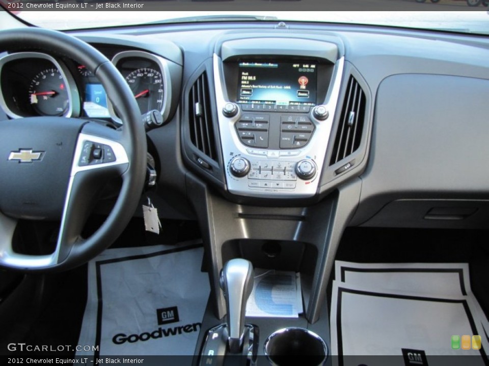 Jet Black Interior Dashboard for the 2012 Chevrolet Equinox LT #56154104