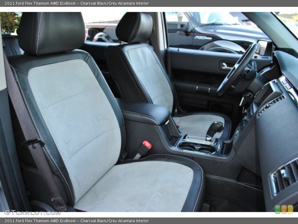 Charcoal Black/Grey Alcantara Interior Photo for the 2011 Ford Flex Titanium AWD EcoBoost #56154107