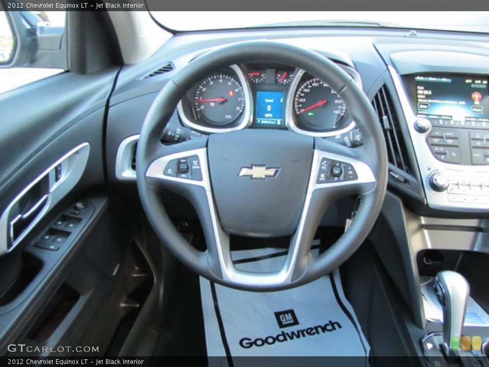 Jet Black Interior Steering Wheel for the 2012 Chevrolet Equinox LT #56154110