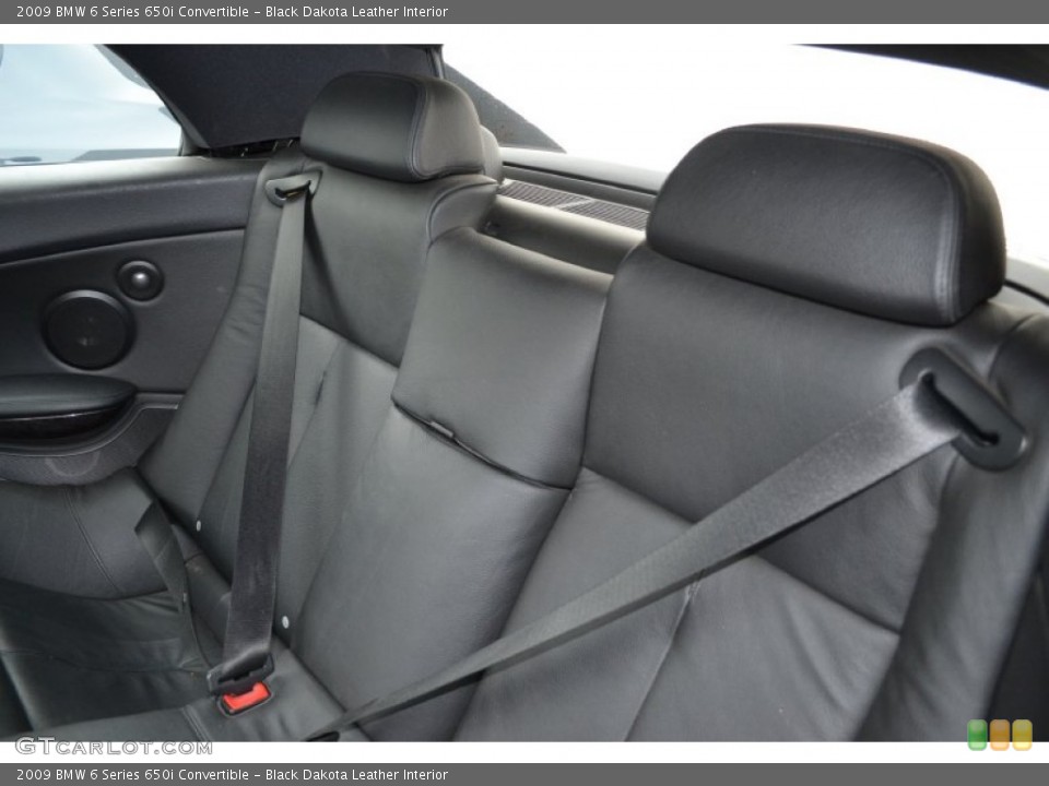 Black Dakota Leather Interior Photo for the 2009 BMW 6 Series 650i Convertible #56155355