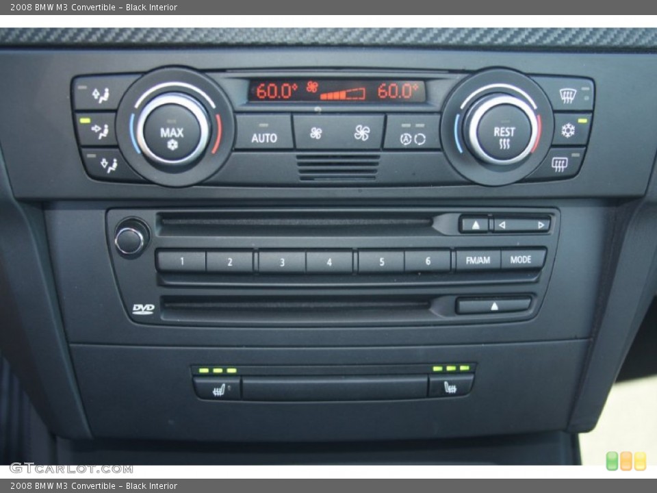 Black Interior Controls for the 2008 BMW M3 Convertible #56157973