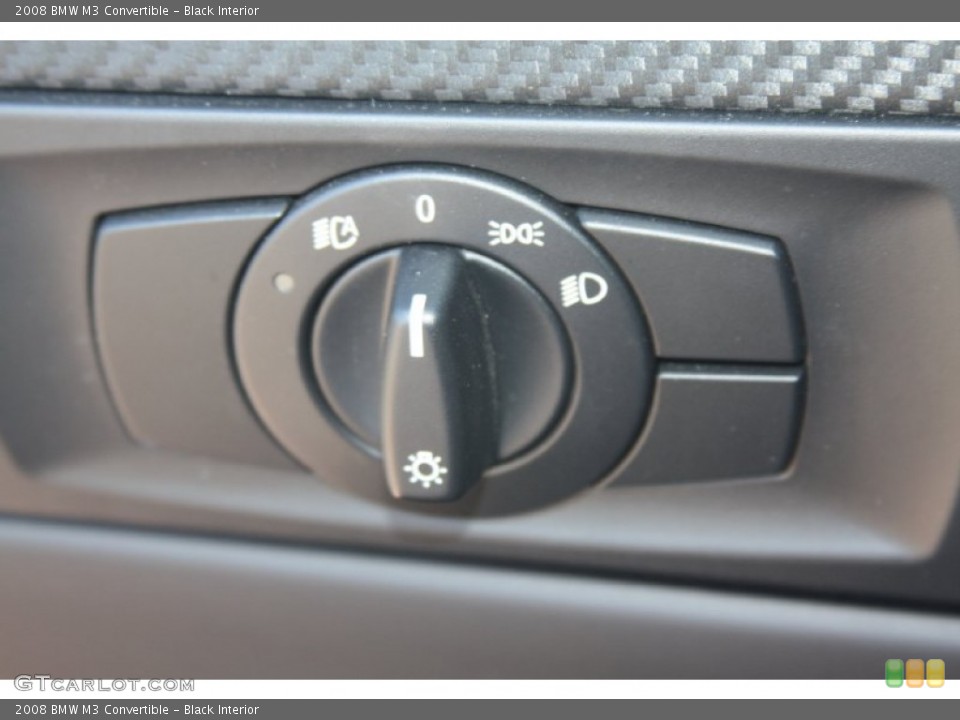 Black Interior Controls for the 2008 BMW M3 Convertible #56158076