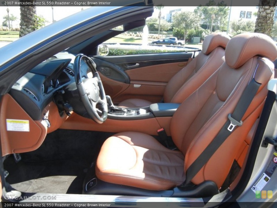 Cognac Brown Interior Photo for the 2007 Mercedes-Benz SL 550 Roadster #56160785