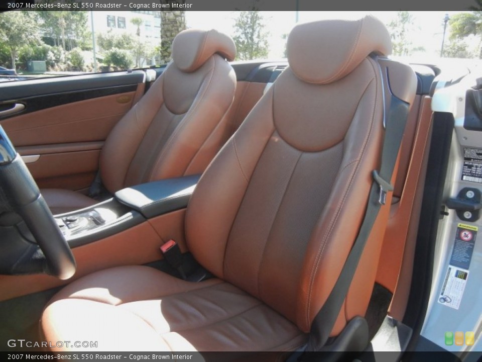 Cognac Brown Interior Photo for the 2007 Mercedes-Benz SL 550 Roadster #56160791
