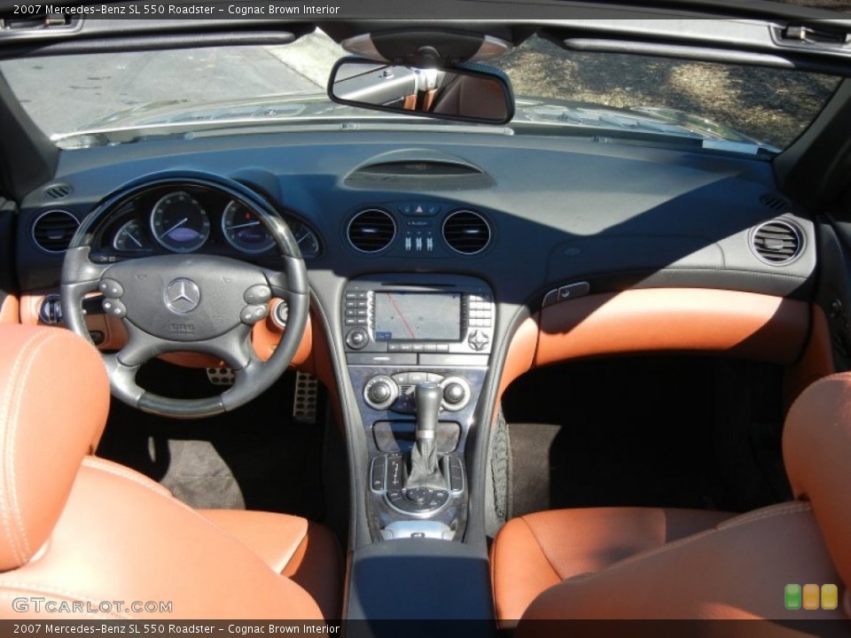 Cognac Brown Interior Dashboard for the 2007 Mercedes-Benz SL 550 Roadster #56160839