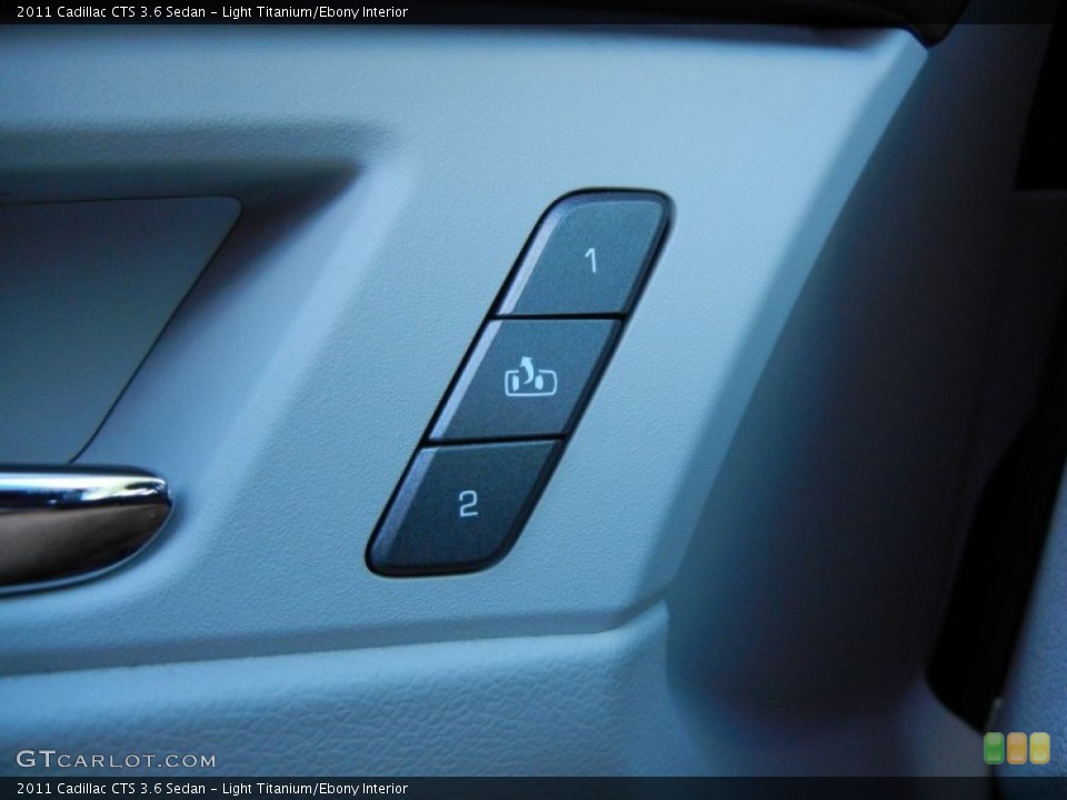 Light Titanium/Ebony Interior Controls for the 2011 Cadillac CTS 3.6 Sedan #56161097