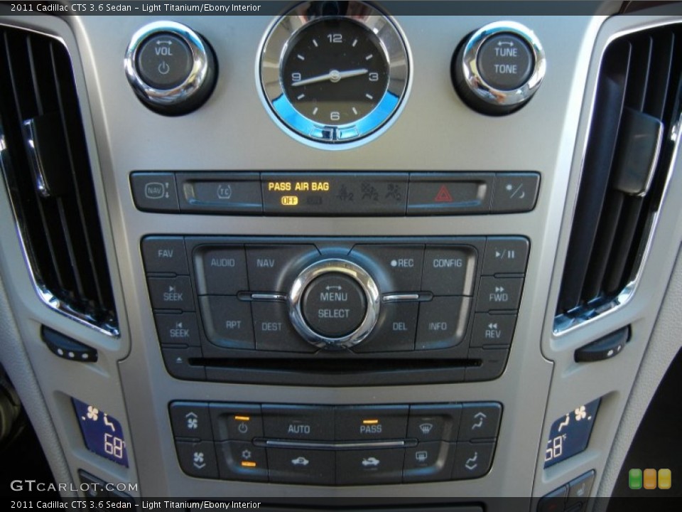 Light Titanium/Ebony Interior Controls for the 2011 Cadillac CTS 3.6 Sedan #56161202